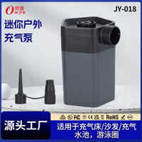 Portable Electric Air Pump for Inflatable Beds, Camping, and Pool Floats - Cordless Rechargeable