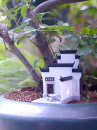 Chinese Huizhou Style Horse Head Wall Ornament for Aquariums & Terrariums