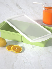 Silicone Large Square Ice Cube Tray for Baby Food and Freezing