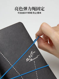 Inth A6 Multifunctional Leather Journal Set with Replaceable 300gsm Cotton Paper for Sketching, Watercolor, and Markers