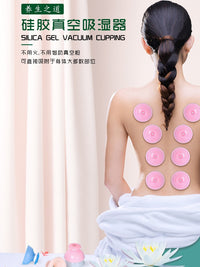 Portable Silicone Cupping Therapy Set - Manual Vacuum Suction Cups for Home Use