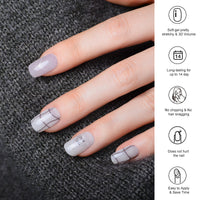 UV Gel Nail Wraps Semi-Cured Nail Art Stickers for Halloween & Christmas, Luminous