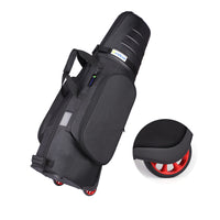 Foldable Golf Hard Shell Travel Bag with Wheels, 1680D Nylon & ABS