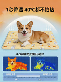 Pet Cooling Mat for Dogs and Cats, Tear-Resistant Summer Sleeping Pad