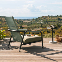 Outdoor Patio Wicker Sofa Chair and Coffee Table Set for Garden Balcony Villa