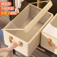 Oxford Fabric Wardrobe Storage Box Clothes Organizer with Compartments