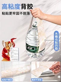 Marble Pattern Pipe Cover Sticker for Kitchen and Bathroom