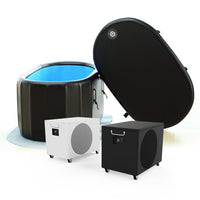 Portable Cold Plunge Tub with Chiller for Muscle Recovery and Relaxation