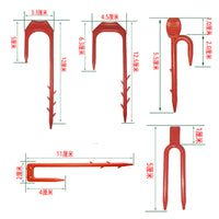 Plant Stem Fixer Forks for Vine Crops - Strawberry, Watermelon, Seedling Rooting
