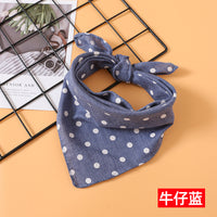 Korean Style Polka Dot Print Kids Scarf for Boys & Girls, Baby & Pet Neck Warmer