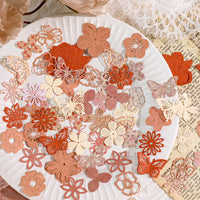 Momo Hollow Floral Material Pack for DIY Scrapbooking & Journal Decoration