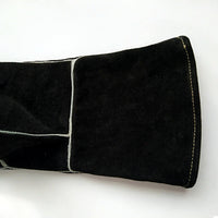 Heat Resistant Leather Welding Gloves for Fireplace Oven BBQ
