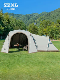 Three Little Donkeys Automatic Black Glue Canopy Tent Outdoor Dome Camping Sunscreen Car Tail Living Room Quick Open Aluminum Alloy