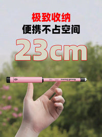 Mini Telescopic Fishing Rod for Beginners and Kids, Portable Short Section Stream Rod