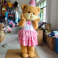 Inflatable Bear Mascot Costume for Cosplay and Performances