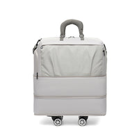 Foldable Wheeled Travel Duffel Bag with Large Capacity and Universal Wheels