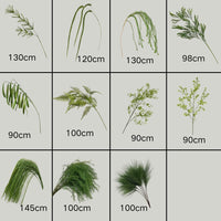 Artificial Greenery Monet Wedding Floral Arrangement Leaves Dragon Beard Grass Asparagus Grass Lawn Wedding Decoration Wholesale Green Leaves