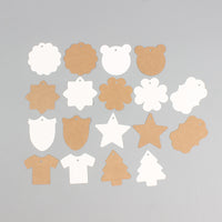 Blank Kraft Paper Gift Tags with Twine - Decorative Hanging Labels for Clothing, Gifts, and DIY Crafts