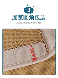 Baby Crib Summer Sleeping Mat - Double-Sided Rattan, Ice Silk, or Bamboo Mat for Toddlers & Kids