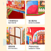 Toyroyal Kids' Indoor Play Tent with Activity Set