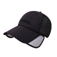 Quick-Dry UV Protection Baseball Cap with Retractable Brim for Outdoor Activities