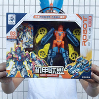 2-in-1 Robot Transforming Armored Vehicle Educational Toy