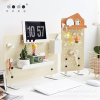 Desktop Pegboard Organizer for Office and Home Decor