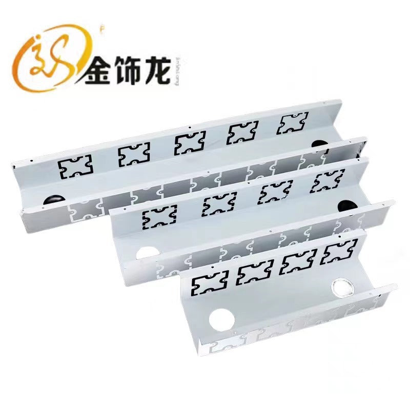 Under-Desk Cable Management Tray for Office Desks, U-Shaped Wire Organizer for Computer Tables