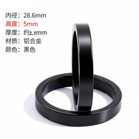 YASITE Aluminum Alloy Bicycle Headset Spacer for Mountain Bikes, 28.6mm Stem Washer