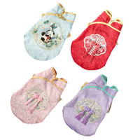 Chinese Style Pet Tang Suit Vest for Small Dogs - New Year Festival Apparel