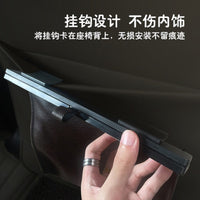 Car Backseat Storage Box with Trash Bag Function, Large Capacity Vehicle Organizer for Sundries