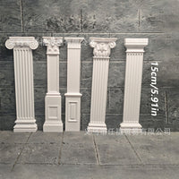 Miniature European Style Roman Column Dollhouse Architectural Model Pillars for Home Decor