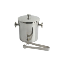 Zhuojin Stainless Steel Ice Bucket with Lid and Tongs for Champagne, Beer, Wine