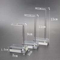 Acrylic Earring Display Stand Jewelry Organizer for Studs, Dangles, and Silver/Jade Ornaments