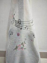 Hand-Painted Chinese Style Instrument Dust Cover for Pipa, Guitar, Cello