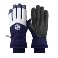 Winter Warm Waterproof Ski Gloves for Men and Women, Thickened Fleece Lined, Non-Slip Touchscreen Outdoor Cycling Gloves