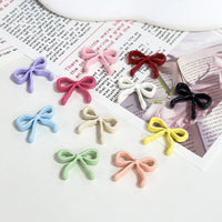 Enamel Alloy Bowknot Charms for DIY Jewelry Making