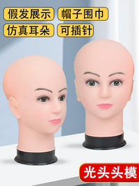 Mannequin Head for Wig Display and Hairdressing Training with Stand