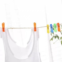 Multifunctional Windproof Laundry Clips for Clothes, Socks, and Underwear - Durable Plastic Drying Pegs