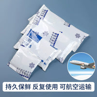 Reusable Biological Ice Pack for Food Delivery, Express Shipping, Cooling, Preservation, and Cold Compress - No Water Injection Needed