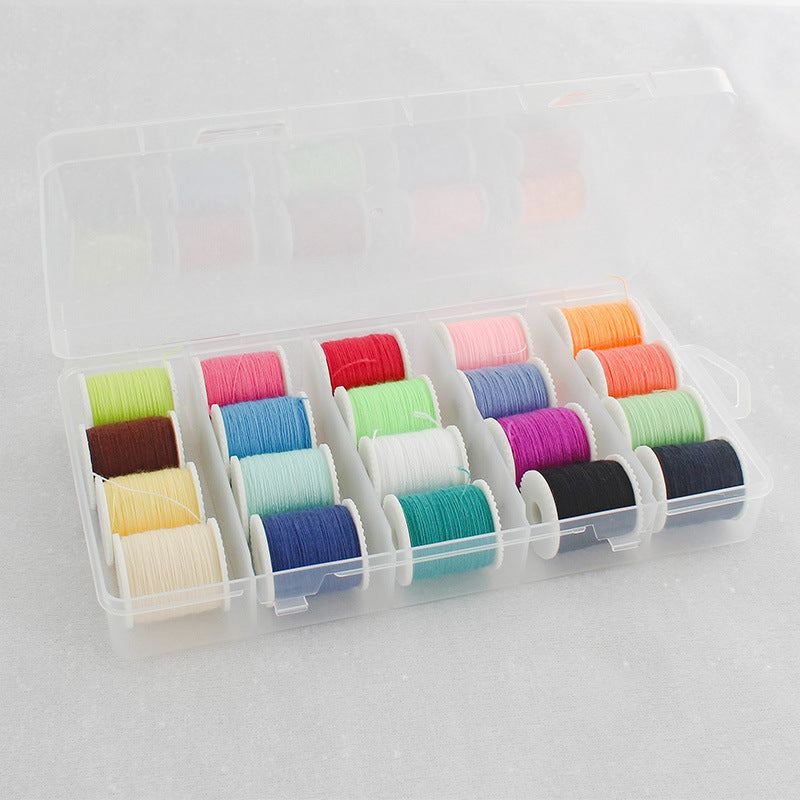 403 Polyester Colorful Sewing Thread Spools for Household Sewing Machines - Small Bobbins for Mending and Crafting