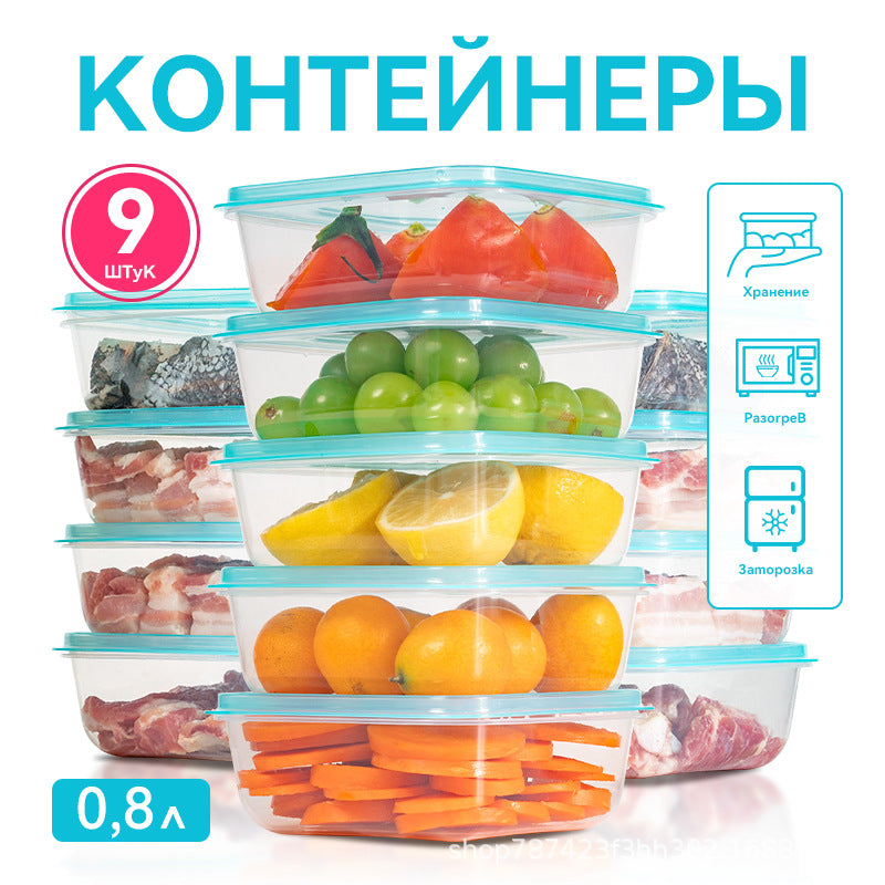 Food Grade PP Airtight Food Storage Containers for Refrigerator, Freezer, and Kitchen Organization