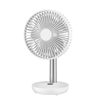 Portable USB Rechargeable Oscillating Desk Fan with Timer for Home Office Dorm
