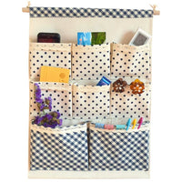 Durable Waterproof Canvas Wall/Door Hanging Storage Bag Organizer