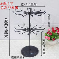 Rotating Jewelry Display Stand for Bracelets Necklaces Keychains Hair Ties