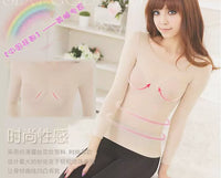 Japanese Style Slimming Shapewear Lace Hollow Out Nine-Sleeve Dance Performance Bodysuit