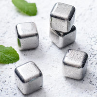 Stainless Steel Reusable Whiskey Ice Cubes Sphere Mold for Drinks Chilling