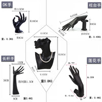 Mannequin Hand/Neck Jewelry Display Stand for Necklaces, Rings, Bracelets