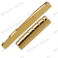 Acoustic Guitar Brass Nut and Saddle Set with Bridge Pins