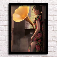 Old Shanghai Republic Era Cheongsam Beauty Retro Decorative Wall Art